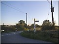 Birdbrook Road at the junction of Cornish Hall End Road