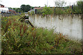 Outflow from the former Dalquhurn silk dye works behind Mill Lade