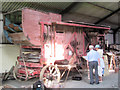 A large threshing machine at Pitstone Green Museum