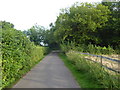 Access road to Leacroft Kennels