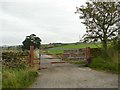 A substantial gate on Laneside Road