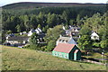 Tomatin chapel and village