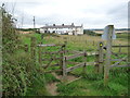 Public footpath to the Coastguard Cottages