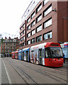 A tram in Goldsmith Street