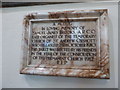 St Andrew, Oxshott: memorial (a)