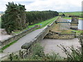 The Bridge over the overflow and dam of Scout Dike Reservoir