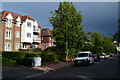 Stormy sky over Beckenham Grove