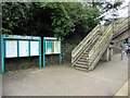 Footbridge at Tonypandy railway station