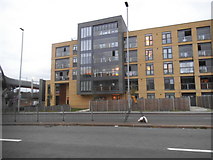TQ2992 : New flats on the North Circular, Bowes Park by David Howard