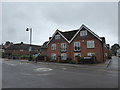 Mini-roundabout on the B2128 at Cranleigh