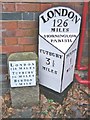 Old Milepost & Milestone by the A511, Horninglow