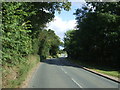 Looking east on Melford Road (A1092), Cavendish