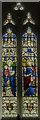 SK8748 : Stained glass window, St Martin's church, Stubton by Julian P Guffogg