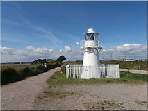 ST3382 : East Usk Lighthouse by John Lord