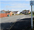 Home Watch Area notice on a Mariners Way lamppost, Milford Haven