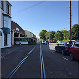 SY6779 : Railway lines in Commercial Road, Weymouth by Robin Stott