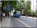 TQ2983 : Pancras Road cycle lanes by Stephen Craven