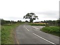 Road junction near East Farm