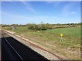 View from a Reading-Swindon train - Fields near Chapelwick Farm