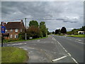 Junction on the A4 to get into Cherhill, looking east