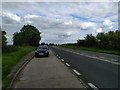 Layby on the A4, looking east