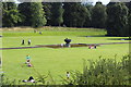 ST0972 : Linear pond, Great Lawn, Dyffryn Gardens by M J Roscoe