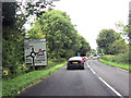 Sign for White Post roundabout on A367