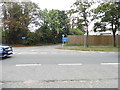 Broadhall Way at the junction of Bragbury Lane