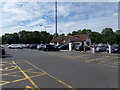 SU3076 : Membury Services car park by Geographer