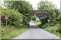 Low railway bridge over Hargill Lane