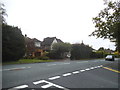 Hanging Hill Lane at the junction of Hall Green Lane