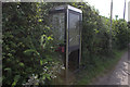 Derelict telephone box in Tye Common Road, Billericay