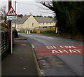 Warning sign - playground, Ffordd Yr Eglwys, North Cornelly
