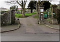 Main entrance to Cornelly Cemetery, North Cornelly