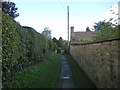 Path to the church, Hinton St. George