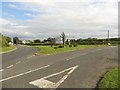 Road junction west of Widdrington Station