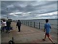 River front walkers at West Kirby