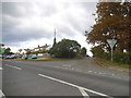 The A40 at the junction of Bulley Lane, Birdwood