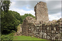 SJ5359 : Remains of the Outer Gatehouse of Beeston Castle by Jeff Buck