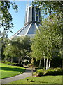 The garden of the Roman Catholic Cathedral, Liverpool