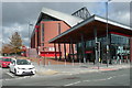 A corner of the Liverpool Football Club stadium, Anfield