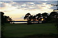 TM4457 : Aldeburgh golf club: view across the River course down to the Alde by Christopher Hilton