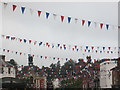 Bunting above Market Place, Henley on Thames