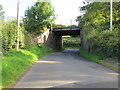 Road and Railway bridge near the site of the former Thornhill Railway Station