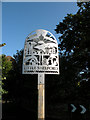 TL4551 : Little Shelford village sign by Keith Edkins
