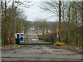 Entrance to electricity substation off Partingdale Lane