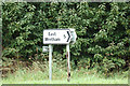 TL8388 : Roadsign on Harling Drove by Geographer