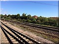 View from a Didcot-Worcester train - approaching Didcot North Junction