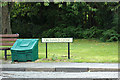 Orchard Close sign & Grit Bin