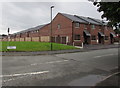 New houses on a corner of Ince-in-Makerfield